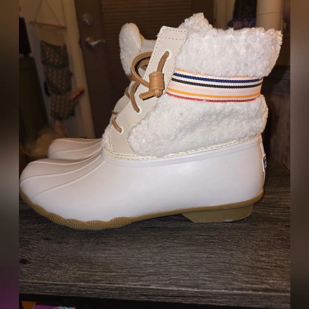 Sperry Saltwater Sherpa Duck Boot Size 12
